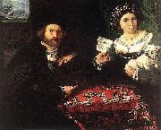 Lorenzo Lotto Husband and Wife oil painting